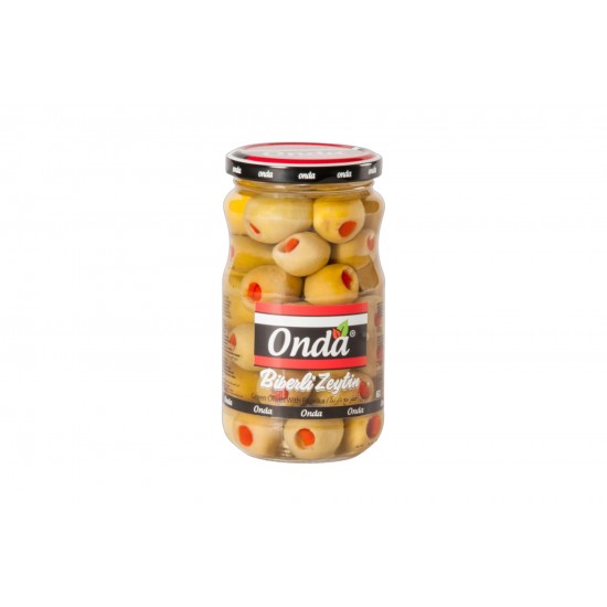 Biberli Yeşil Zeytin