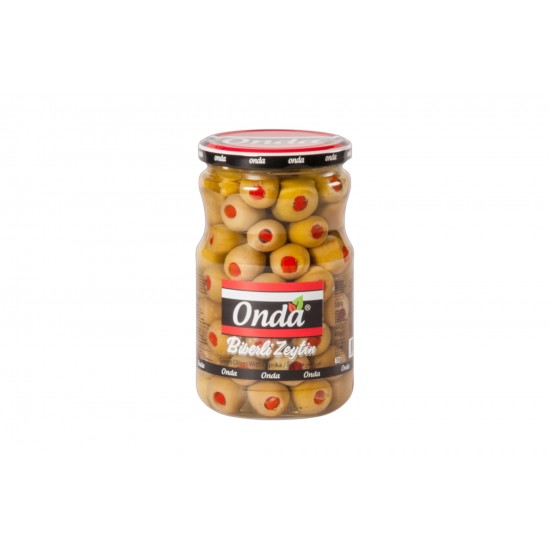 Biberli Yeşil Zeytin