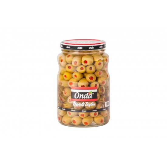 Biberli Yeşil Zeytin